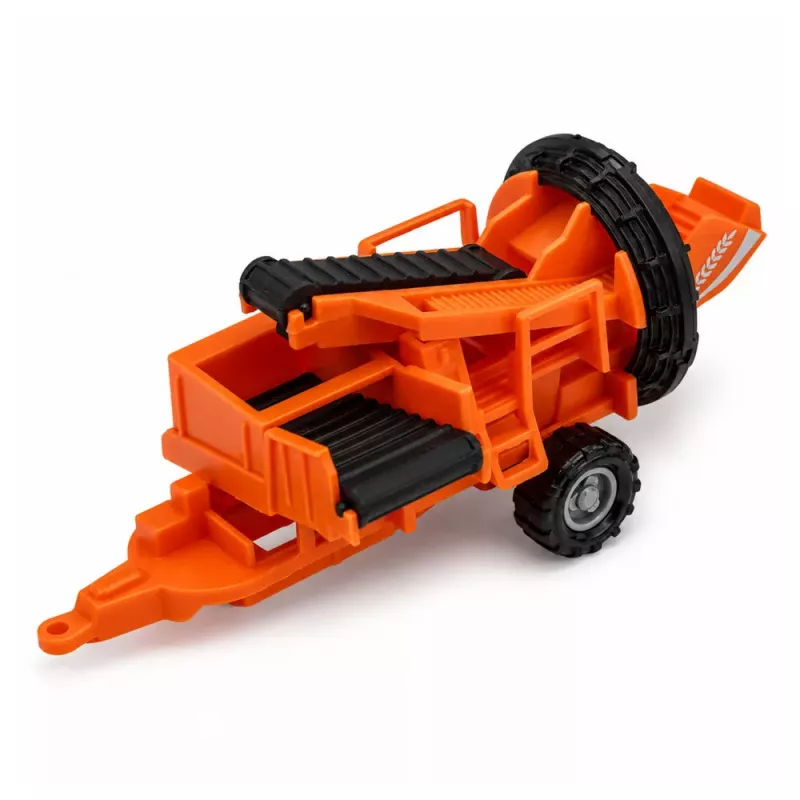 LEAN TOYS Set de vehículos agrícolas tractor picadora remolque empacadora 1:68 4 uds.