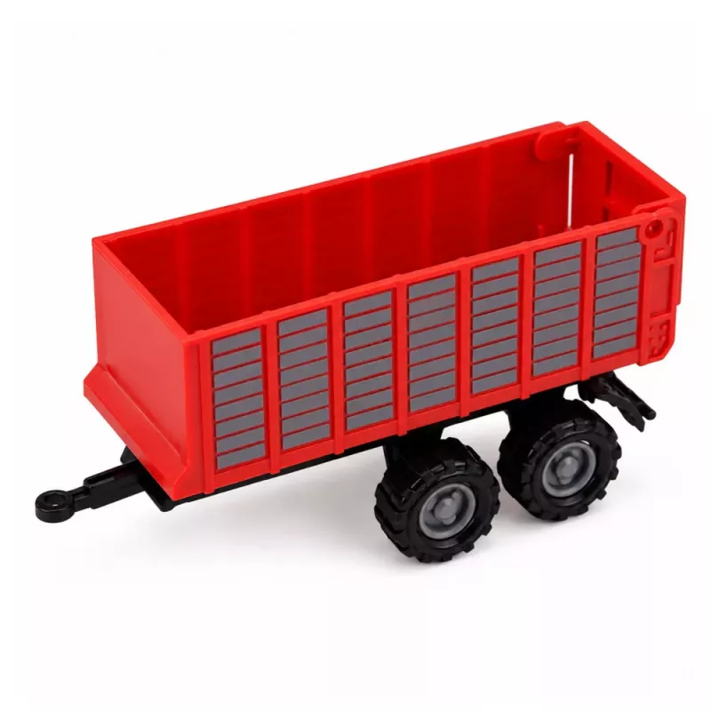 LEAN TOYS Set de vehículos agrícolas tractor picadora remolque empacadora 1:68 4 uds.