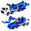 LEAN TOYS Camión grúa cabina metálica gancho ajustable 1:55