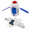 LEAN TOYS Set espacial cohete transbordador dron astronauta satélite vehículo