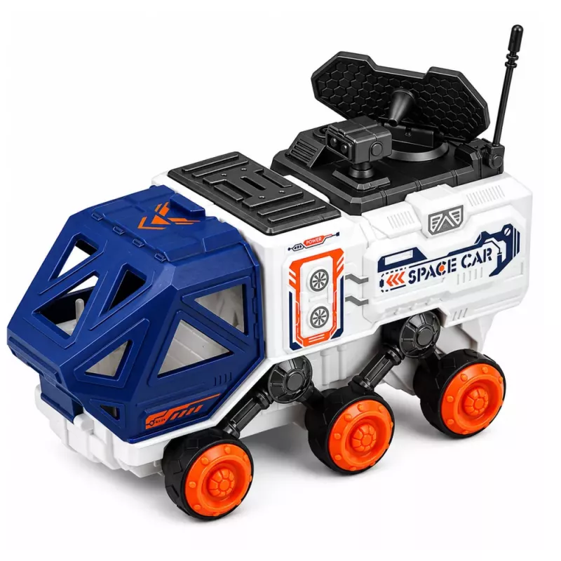 LEAN TOYS Set espacial cohete transbordador dron astronauta satélite vehículo