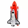 LEAN TOYS Set nave espacial OVNI cohete transbordador alienígena cosmonauta antena