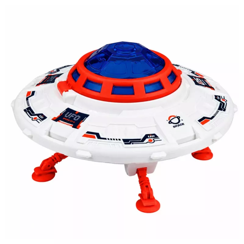 LEAN TOYS Set nave espacial OVNI cohete transbordador alienígena cosmonauta antena