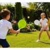 LEAN TOYS Set Deportivo de Tenis de Playa y Jardín con Palas y Pelotas de Espuma