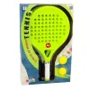 LEAN TOYS Set Deportivo de Tenis de Playa y Jardín con Palas y Pelotas de Espuma