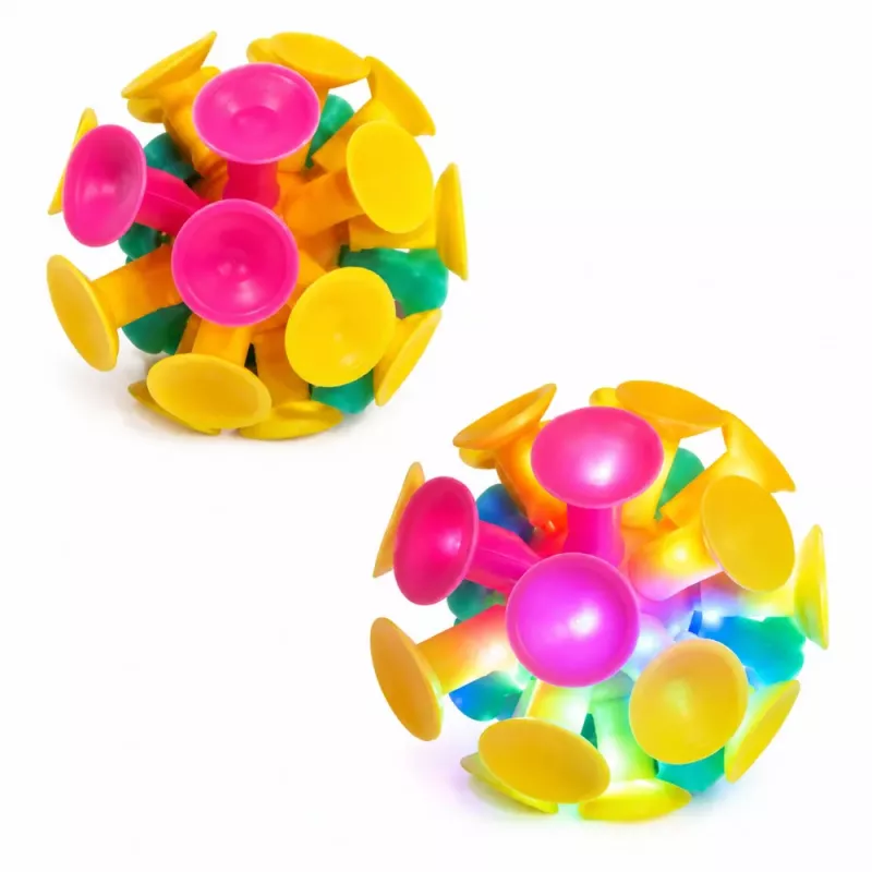 LEAN TOYS Juego Arcade de Lanzar, Atrapar, Palas, Pelotas Luminosas, Tiburón LED