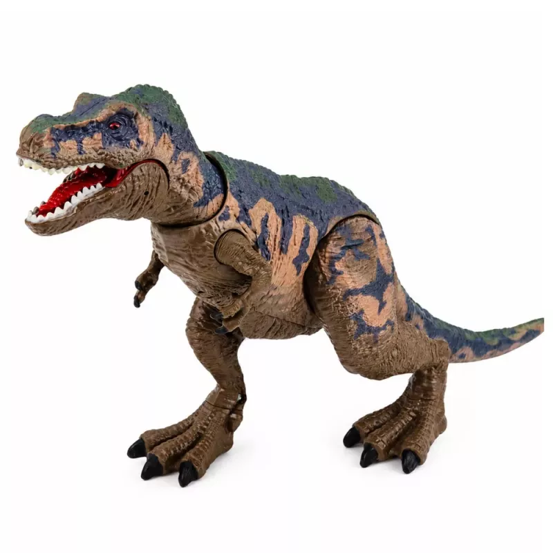 LEAN TOYS Figura de Dinosaurio T-Rex Tyrannosaurus Rex Realista Extremidades Móviles Sonido