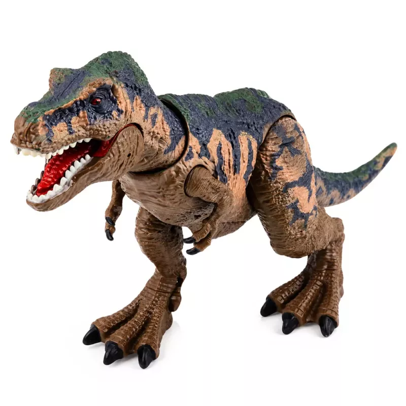 LEAN TOYS Figura de Dinosaurio T-Rex Tyrannosaurus Rex Realista Extremidades Móviles Sonido