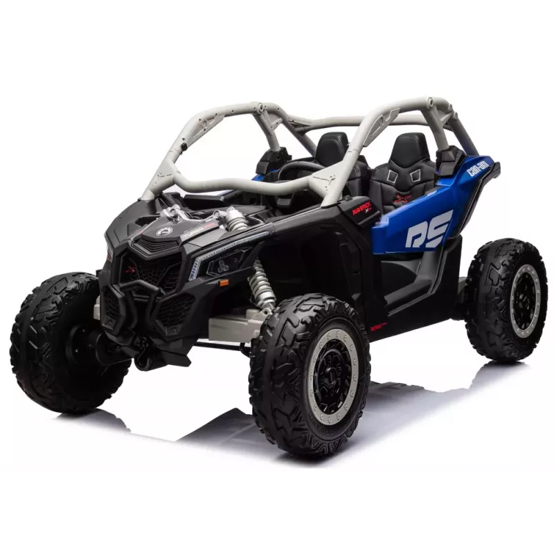 LEAN CARS Maverick CAN-AM Turbo Strong Air Coche a Batería DK-CA001 Azul y Gris Pintado