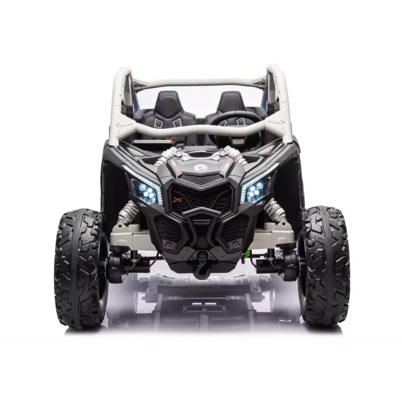 LEAN CARS Maverick CAN-AM Turbo Strong Air Coche a Batería DK-CA001 Azul y Gris Pintado