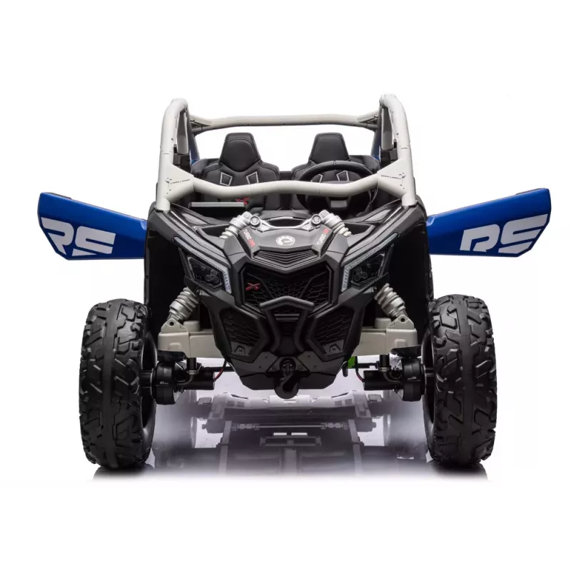 LEAN CARS Maverick CAN-AM Turbo Strong Air Coche a Batería DK-CA001 Azul y Gris Pintado