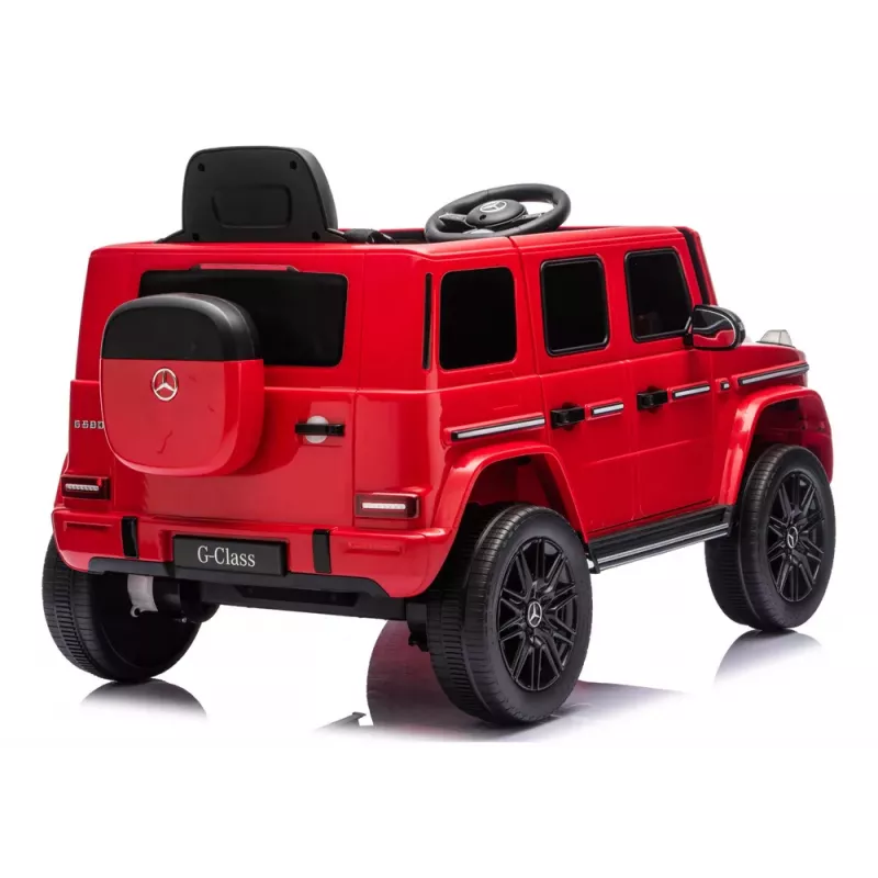 LEAN CARS Mercedes G 4x4 24V 2580 Vehículo a Batería Rojo