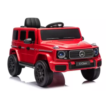 LEAN CARS Mercedes G 4x4 24V 2580 Vehículo a Batería Rojo