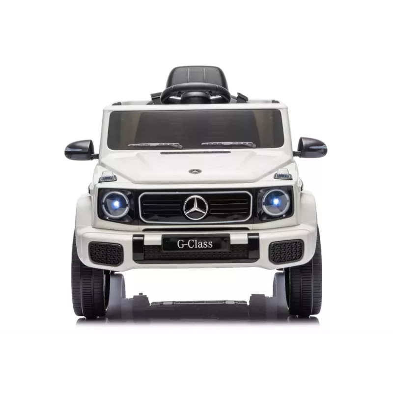 LEAN CARS Mercedes G 4x4 24V 2580 Vehículo a Batería Blanco