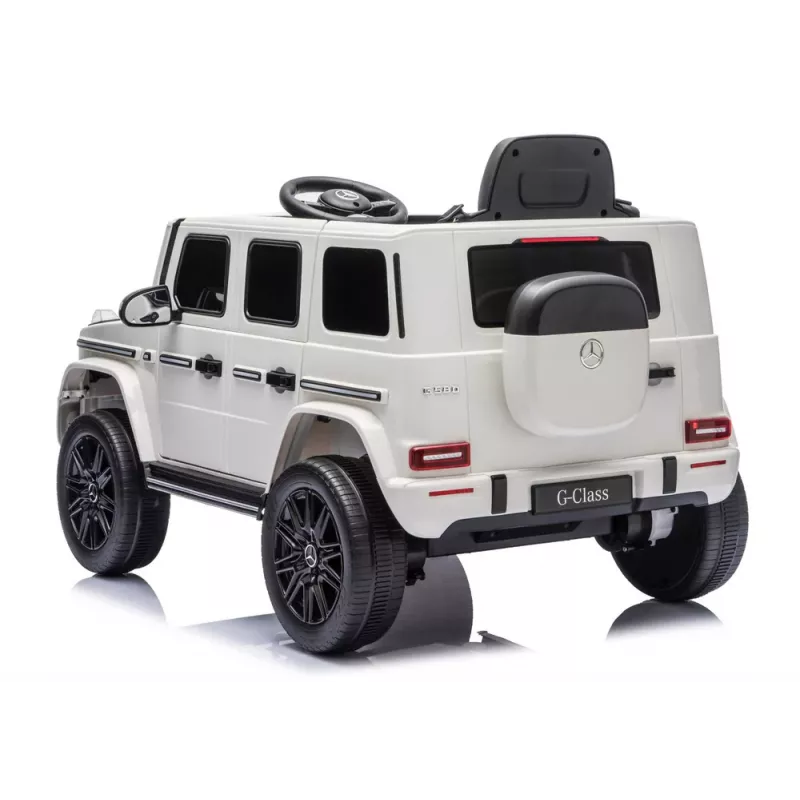 LEAN CARS Mercedes G 4x4 24V 2580 Vehículo a Batería Blanco