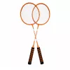 LEAN TOYS Set de Bádminton Palas Volante Bolsa Naranja