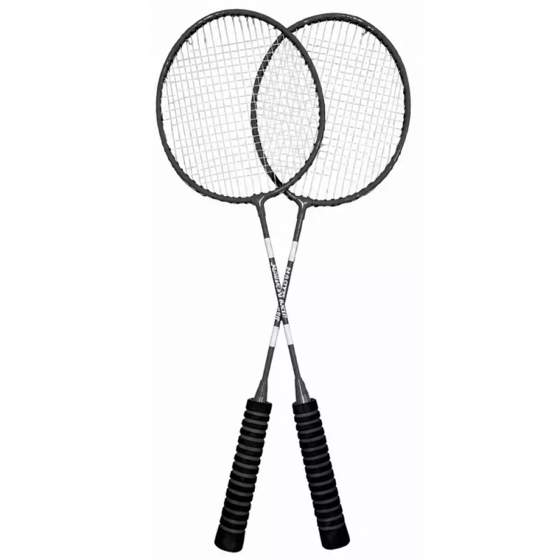 LEAN TOYS Set de Bádminton Palas Volante Bolsa Negro