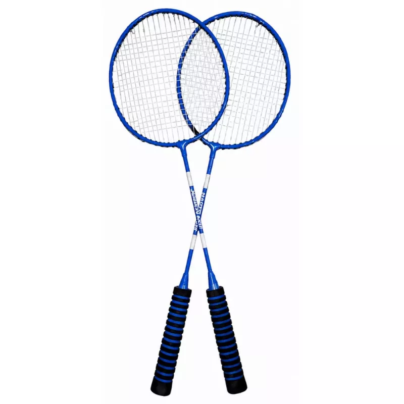 LEAN TOYS Set de Bádminton con 2 Palas, 3 Volantes y Bolsa de Transporte - Azul