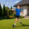 LEAN TOYS Set de Bádminton con 2 Palas, 3 Volantes y Bolsa de Transporte - Azul