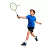 LEAN TOYS Set de Bádminton con 2 Palas, 3 Volantes y Bolsa, Verde