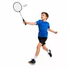 LEAN TOYS Set de Bádminton 2 Palas 3 Volantes Funda de Transporte Negro