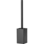 DEANTE conjunto de cepillo de inodoro de pie con soporte – negro, poliresina, acero inoxidable, cabezal de cepillo intercambiable