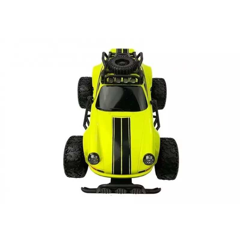 LEAN TOYS Coche teledirigido todoterreno R/C Escarabajo verde 2.4G