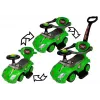LEAN CARS Correpasillos para niños con asa para padres Mega Car 3en1 verde