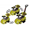LEAN CARS Correpasillos para niños con asa para padres Mega Car 3en1 amarillo