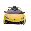 LEAN CARS Coche eléctrico infantil Lamborghini Huracan amarillo