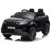 LEAN CARS Coche eléctrico infantil Range Rover Evoque negro lacado