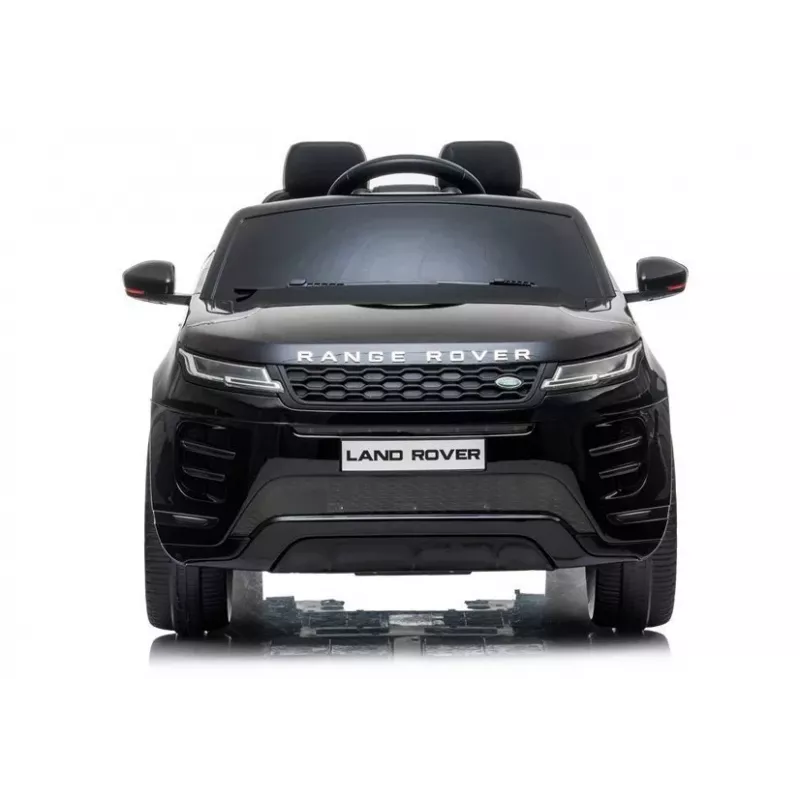 LEAN CARS Coche eléctrico infantil Range Rover Evoque negro lacado