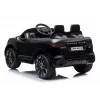 LEAN CARS Coche eléctrico infantil Range Rover Evoque negro lacado