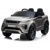 LEAN CARS Coche eléctrico infantil Range Rover Evoque plateado lacado