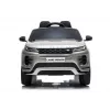 LEAN CARS Coche eléctrico infantil Range Rover Evoque plateado lacado