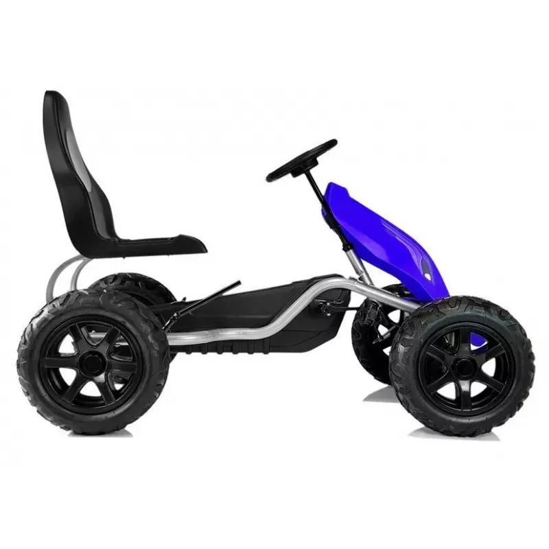 LEAN CARS Pedal Go Kart B012 ruedas inflables azul