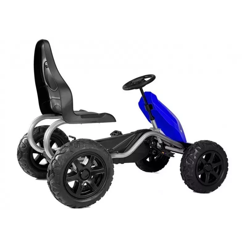 LEAN CARS Pedal Go Kart B012 ruedas inflables azul