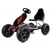 LEAN CARS Go-kart B012 neumáticos inflables negro Pedal Go-Kart para niños 3-8 años