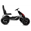 LEAN CARS Go-kart B012 neumáticos inflables negro Pedal Go-Kart para niños 3-8 años