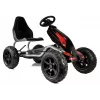 LEAN CARS Go-kart B012 neumáticos inflables negro Pedal Go-Kart para niños 3-8 años