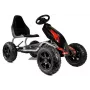 LEAN CARS Go-kart B012 neumáticos inflables negro Pedal Go-Kart para niños 3-8 años