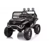 LEAN CARS Vehículo eléctrico infantil Mercedes Unimog S negro