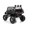 LEAN CARS Vehículo eléctrico infantil Mercedes Unimog S negro