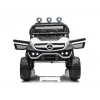 LEAN CARS Vehículo eléctrico infantil Mercedes Unimog S blanco
