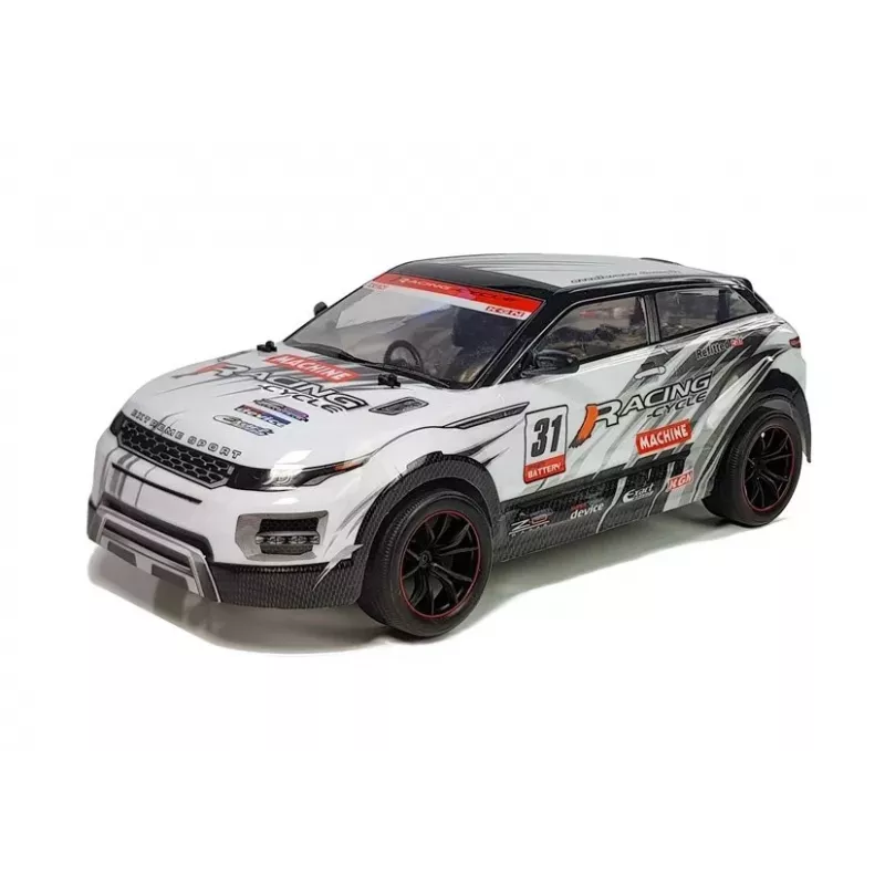 LEAN TOYS RC 1:10 Coche deportivo de rally blanco