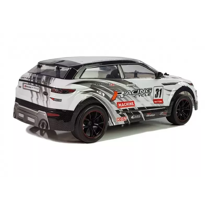 LEAN TOYS RC 1:10 Coche deportivo de rally blanco