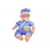 LEAN TOYS Bebé muñeco 45 cm ropa azul