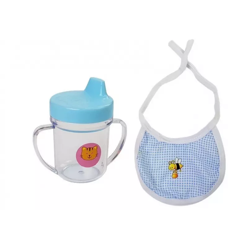 LEAN TOYS Bebé muñeco 45 cm ropa azul
