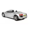 LEAN TOYS Coche de juguete descapotable plateado 1:18