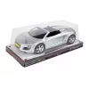 LEAN TOYS Coche de juguete descapotable plateado 1:18